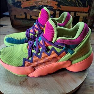 Adidas Sneakers, Kid Size 5, Unisex, Issue 2 Mitchell Don Basketball Shoes